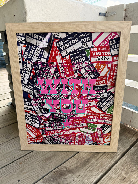 With You 003 (pink & aqua)