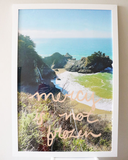 Two Blues One Ocean (Mercy Is Not Frozen)